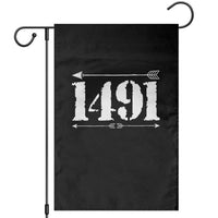 Proud Native American 1491 Indigenous People Day Garden Flag - Wonder Print Shop