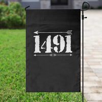 Proud Native American 1491 Indigenous People Day Garden Flag - Wonder Print Shop