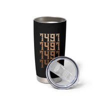 Proud Native American 1491 Pre Columbus Indigenous People Day Tumbler Cup - Wonder Print Shop