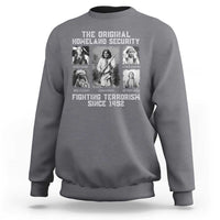 The Original Homeland Security Fighting Terrorism Since 1492 Sweatshirt Native American - Wonder Print Shop