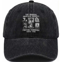 The Original Homeland Security Fighting Terrorism Since 1492 Washed Cotton Baseball Cap Native American