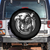 Mohawk Warrior Tribe Spare Tire Cover Native American Haudenosaunee Pride Vintage Eagle - Wonder Print Shop