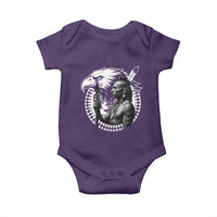 Mohawk Warrior Tribe Baby Onesie Native American Haudenosaunee Pride Vintage Eagle - Wonder Print Shop