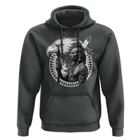 Mohawk Warrior Tribe Hoodie Native American Haudenosaunee Pride Vintage Eagle - Wonder Print Shop