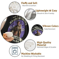 Proud Haudenosaunee Iroquois Man Throw Blanket Mohawk Tribe Native American - Wonder Print Shop