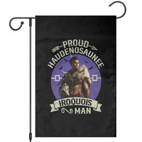 Proud Haudenosaunee Iroquois Man Garden Flag Mohawk Tribe Native American - Wonder Print Shop