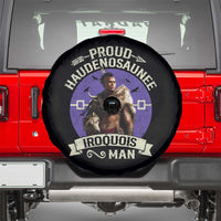 Proud Haudenosaunee Iroquois Man Spare Tire Cover Mohawk Tribe Native American - Wonder Print Shop