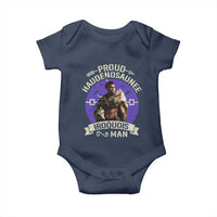 Proud Haudenosaunee Iroquois Man Baby Onesie Mohawk Tribe Native American - Wonder Print Shop