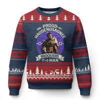 Proud Haudenosaunee Iroquois Man Ugly Christmas Sweater Mohawk Tribe Native American - Wonder Print Shop