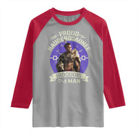 Proud Haudenosaunee Iroquois Man Raglan Shirt Mohawk Tribe Native American - Wonder Print Shop