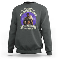 Proud Haudenosaunee Iroquois Man Sweatshirt Mohawk Tribe Native American - Wonder Print Shop