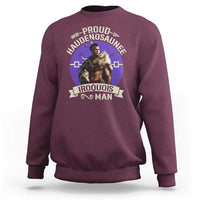 Proud Haudenosaunee Iroquois Man Sweatshirt Mohawk Tribe Native American - Wonder Print Shop