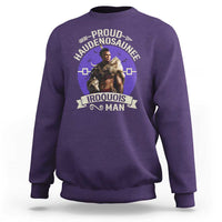 Proud Haudenosaunee Iroquois Man Sweatshirt Mohawk Tribe Native American - Wonder Print Shop