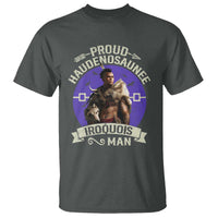 Proud Haudenosaunee Iroquois Man T Shirt Mohawk Tribe Native American - Wonder Print Shop