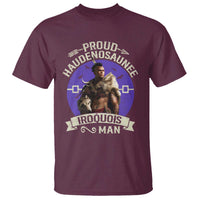 Proud Haudenosaunee Iroquois Man T Shirt Mohawk Tribe Native American - Wonder Print Shop