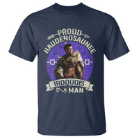 Proud Haudenosaunee Iroquois Man T Shirt Mohawk Tribe Native American - Wonder Print Shop