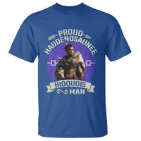 Proud Haudenosaunee Iroquois Man T Shirt Mohawk Tribe Native American - Wonder Print Shop