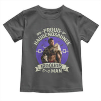 Proud Haudenosaunee Iroquois Man Toddler T Shirt Mohawk Tribe Native American - Wonder Print Shop