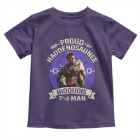 Proud Haudenosaunee Iroquois Man Toddler T Shirt Mohawk Tribe Native American - Wonder Print Shop