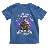 Proud Haudenosaunee Iroquois Man Toddler T Shirt Mohawk Tribe Native American - Wonder Print Shop