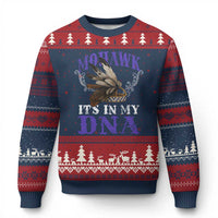 Mohawk It's In My DNA Ugly Christmas Sweater Native American Pride Mohawk Gustoweh - Wonder Print Shop