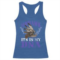 Mohawk It's In My DNA Racerback Tank Top Native American Pride Mohawk Gustoweh - Wonder Print Shop