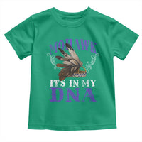 Mohawk It's In My DNA Toddler T Shirt Native American Pride Mohawk Gustoweh - Wonder Print Shop