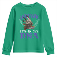 Mohawk It's In My DNA Youth Sweatshirt Native American Pride Mohawk Gustoweh - Wonder Print Shop