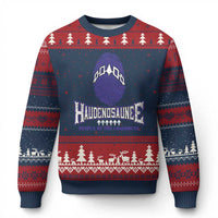 Proud Haudenosaunee Native American Ugly Christmas Sweater Iroquois People Of The Longhouse - Wonder Print Shop