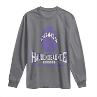 Proud Haudenosaunee Native American Long Sleeve Shirt Iroquois People Of The Longhouse - Wonder Print Shop