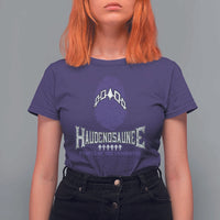 Proud Haudenosaunee Native American T Shirt For Women Iroquois People Of The Longhouse - Wonder Print Shop
