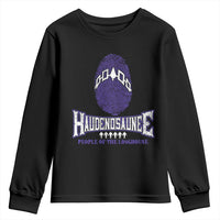 Proud Haudenosaunee Native American Youth Sweatshirt Iroquois People Of The Longhouse - Wonder Print Shop