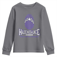 Proud Haudenosaunee Native American Youth Sweatshirt Iroquois People Of The Longhouse - Wonder Print Shop