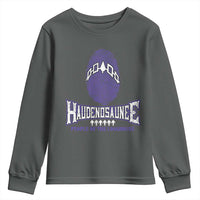 Proud Haudenosaunee Native American Youth Sweatshirt Iroquois People Of The Longhouse - Wonder Print Shop