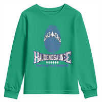 Proud Haudenosaunee Native American Youth Sweatshirt Iroquois People Of The Longhouse - Wonder Print Shop