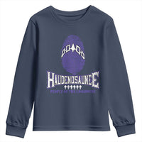 Proud Haudenosaunee Native American Youth Sweatshirt Iroquois People Of The Longhouse - Wonder Print Shop