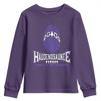 Proud Haudenosaunee Native American Youth Sweatshirt Iroquois People Of The Longhouse - Wonder Print Shop