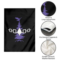 Iroquois Flag Haudenosaunee Iroquoian Native American Tribe Tree of Life Garden Flag - Wonder Print Shop