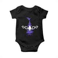 Iroquois Flag Haudenosaunee Iroquoian Native American Tribe Tree of Life Baby Onesie - Wonder Print Shop