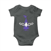 Iroquois Flag Haudenosaunee Iroquoian Native American Tribe Tree of Life Baby Onesie - Wonder Print Shop