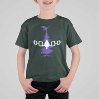 Iroquois Flag Haudenosaunee Iroquoian Native American Tribe Tree of Life T Shirt For Kid - Wonder Print Shop
