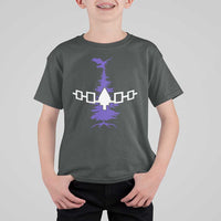 Iroquois Flag Haudenosaunee Iroquoian Native American Tribe Tree of Life T Shirt For Kid - Wonder Print Shop
