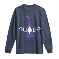 Iroquois Flag Haudenosaunee Iroquoian Native American Tribe Tree of Life Long Sleeve Shirt - Wonder Print Shop