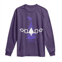 Iroquois Flag Haudenosaunee Iroquoian Native American Tribe Tree of Life Long Sleeve Shirt - Wonder Print Shop
