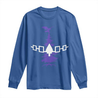 Iroquois Flag Haudenosaunee Iroquoian Native American Tribe Tree of Life Long Sleeve Shirt - Wonder Print Shop