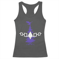 Iroquois Flag Haudenosaunee Iroquoian Native American Tribe Tree of Life Racerback Tank Top - Wonder Print Shop