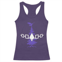 Iroquois Flag Haudenosaunee Iroquoian Native American Tribe Tree of Life Racerback Tank Top - Wonder Print Shop