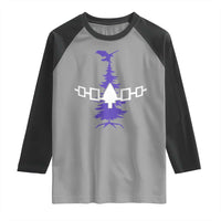 Iroquois Flag Haudenosaunee Iroquoian Native American Tribe Tree of Life Raglan Shirt - Wonder Print Shop