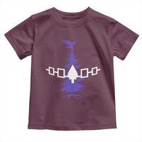 Iroquois Flag Haudenosaunee Iroquoian Native American Tribe Tree of Life Toddler T Shirt - Wonder Print Shop