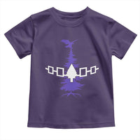 Iroquois Flag Haudenosaunee Iroquoian Native American Tribe Tree of Life Toddler T Shirt - Wonder Print Shop